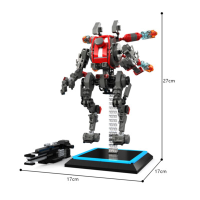 Mech Model Building Blocks Set MOC Game Robot Action Figure Brick Collection Toy
