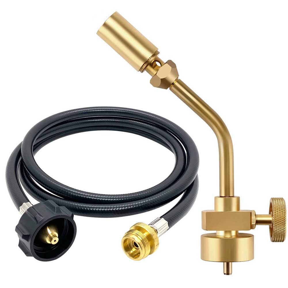 Mapp Propane Gas Tank Start Torch / Hose Adapter Brazing Soldering Welding Head