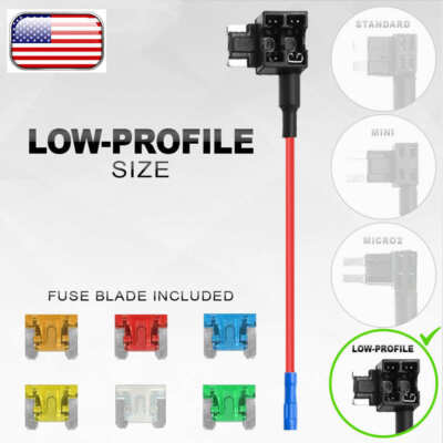 Blade Fuse Tap Standard Mini Micro2 Low-Profile Blade Adapter Kit