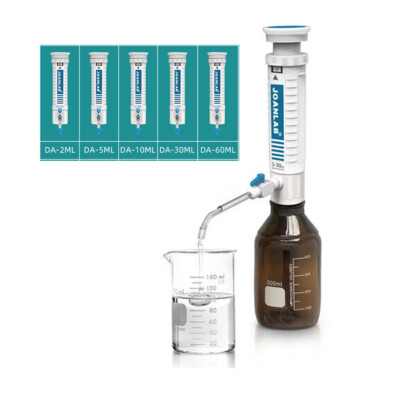 Lab Bottle Dispenser with Safety Valve Adjustable Quantitative Liquid Dispenser