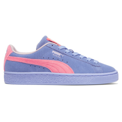 Puma Suede Valentines Lace Up  Youth Girls Purple Sneakers Casual Shoes 38791501