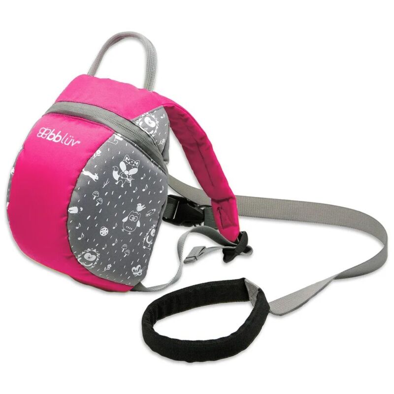 Bbluv - Pak Toddler Backpack W/ Adjustable Safety Reins (Pink)