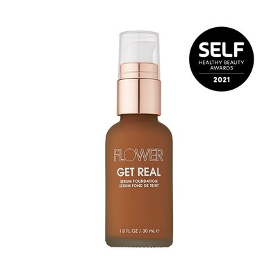 GET 2 ~ FLOWER Beauty Get Real Serum Foundation D2 Nutmeg - 1 fl oz