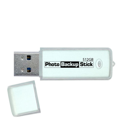 Photo Backup Stick 512GB for iPhones Androids Windows Mac Back Up Photo & Video