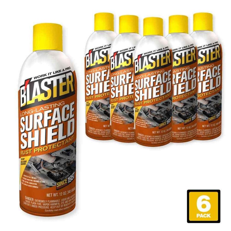 Blaster Surface Shield Corrosion Protection Long Lasting 12 oz spray Pack of 6