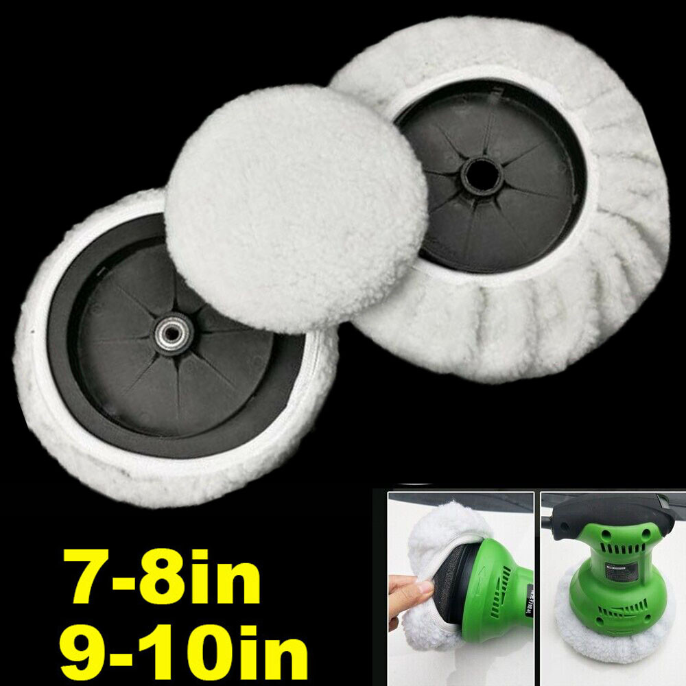 Auto Car Wax Polisher Pads Microfiber Polishing Bonnet Waxing Buffing Cover