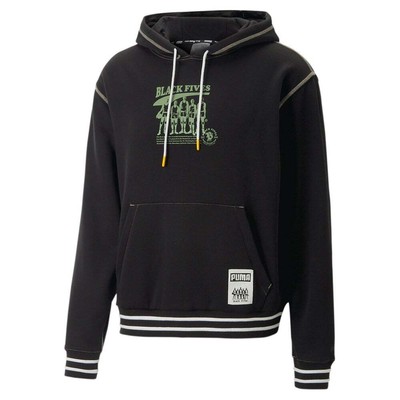 

Puma B5s X Pullover Hoodie Mens Size  Повседневная верхняя одежда 53780101, Черный