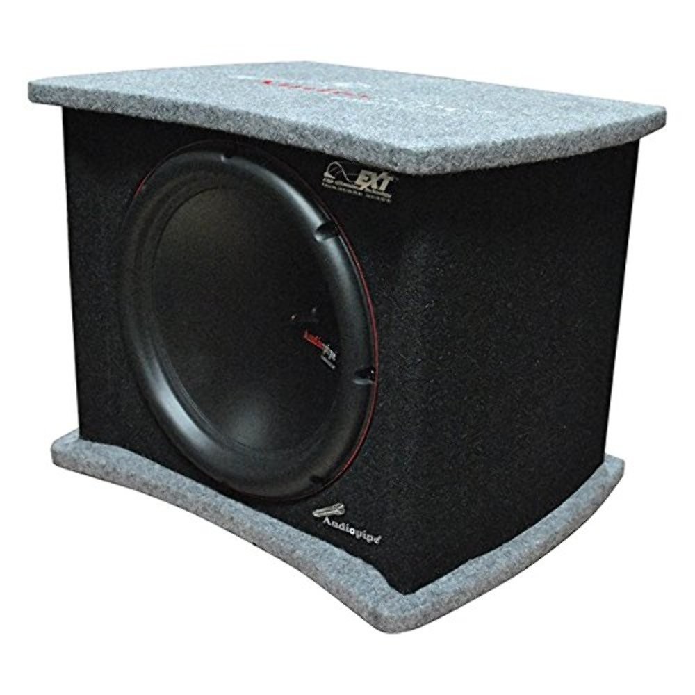 Audiopipe APSQ-12ET Single Sub Box 12-inch Edge Extension Technology PP Cone