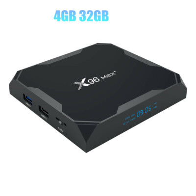 X96 Max Plus S905X3 Android 9.0 Smart TV Box 4G 32G/64G TV Box WiFi Media player
