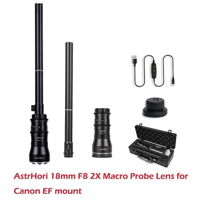AstrHori 18mm F8 APS-C 2X Macro Probe Lens Canon EF Mount for Canon EOS-1100D 