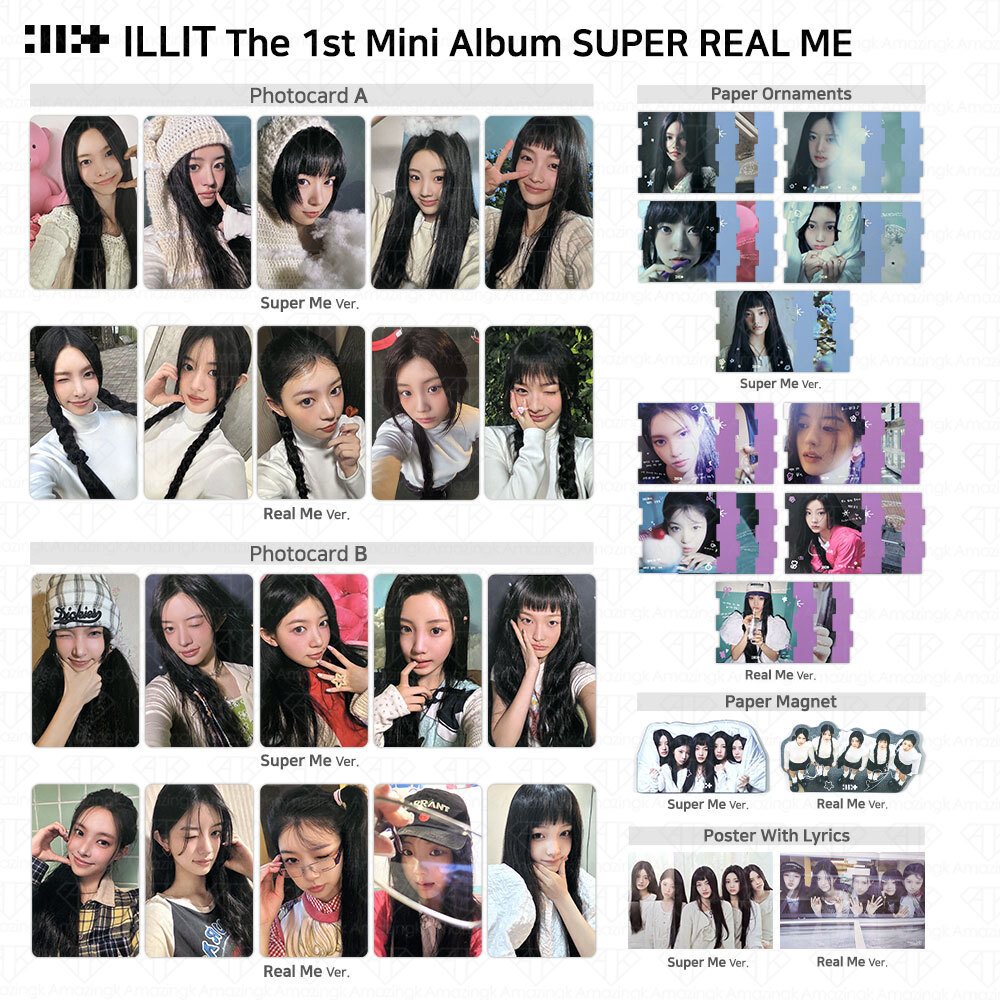 ILLIT The 1st Mini Album Super Real Me Official Photocard