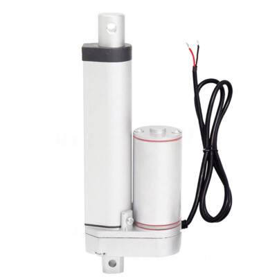 4" Inch Linear Actuator 100mm Stroke 1500N 330 Pound Lift 12V DC Electric Motor