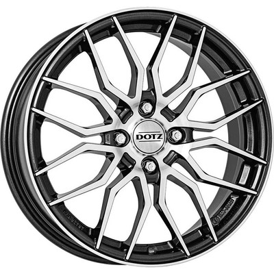 Dotz Felgen LimeRock dark 7.0Jx17 ET47,50 4x108 für Ford Fiesta Focus Fusion Ka+
