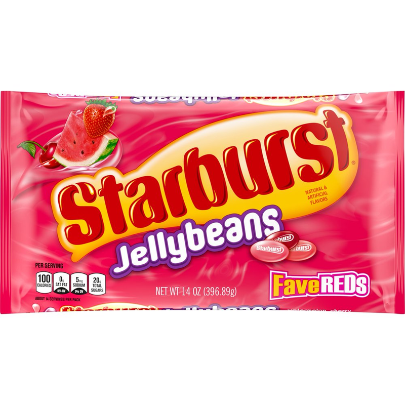 Two (2) Bags STARBURST Favereds Jelly Beans Easter Soft, Fru