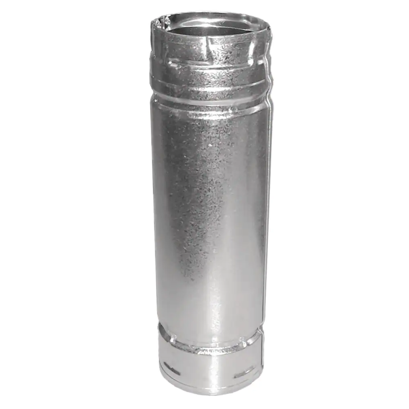 Chimney Stove Pipe Pellet Vent Double Wall Non Adjustable Twist Lock 4" x 36 in.