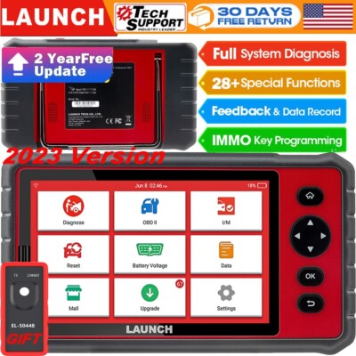 2024 LAUNCH CRP909E OBD2 Scanner Full System Diagnostic Tool Code Reader Scanner