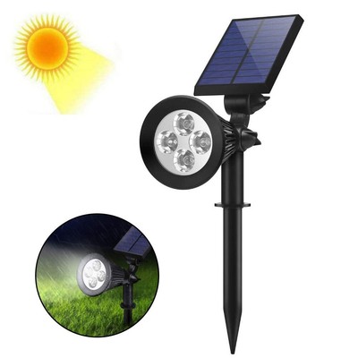 1x Solar Spot Lights Auto On/Off Landscape Spotlights for Garden Pathway Yard