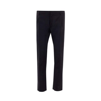 Pre-owned Valentino Black Wool Jeans & Pant