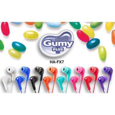 JVC Gumy in Ear Earbud Headphones - HAFX7