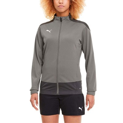 

Puma Team Goal 23 Training Full Zip Jacket Женская серая повседневная спортивная верхняя одежда, Grey, Puma Team Goal 23 Training Full Zip Jacket
