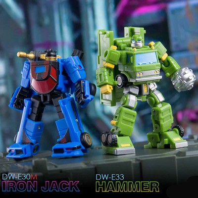 Deformabl Wheeljack+Bulkhead Autobot Dr. WU DWE30M+DWE33 Action Figure Kids Toys