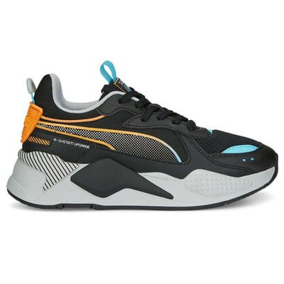 Puma RsX 3D Lace Up Youth Boys Черные кроссовки Повседневная обувь 39082801