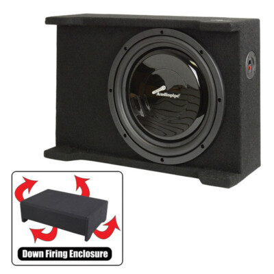 Audiopipe Apsb-12Bdf Single 12'' Shallow Downfire Sealed Enclosure Sub