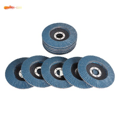 New 100 Pieces 4.5'' Premium Zirconia Flap Disc Sanding Grinding 60 Grit T29