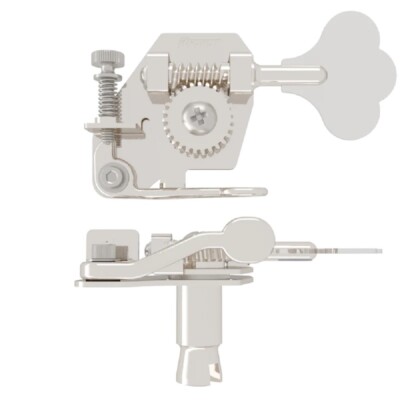 NEW - Hipshot BT1 Bass Xtender Key With Doublestop Lever - NICKEL, #20100N-DS
