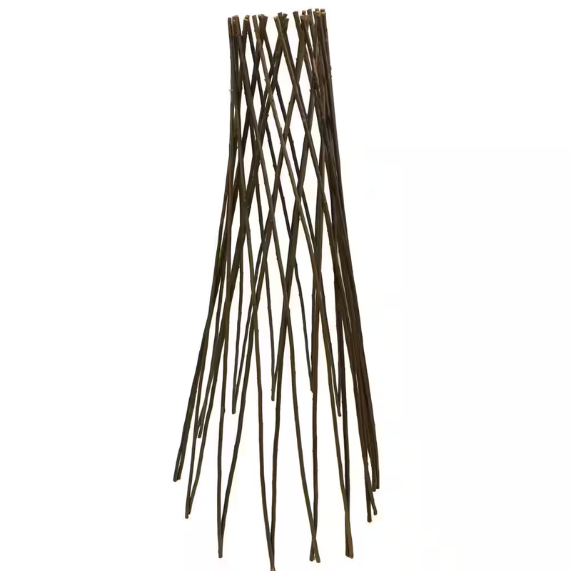 Willow Round Teepee Trellis 60in Plant Support Garden Climbing Vine Protector