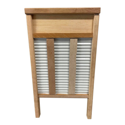 Large Lavadero Hand Wash Wooden Galvanized Sheet Corrugated Wash Board 