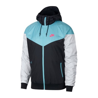 light blue and dark blue nike windbreaker