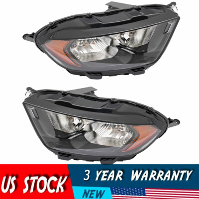 For 2018 2019-22 Ford EcoSport SET Headlights Left+Right side Halogen Headlamps 