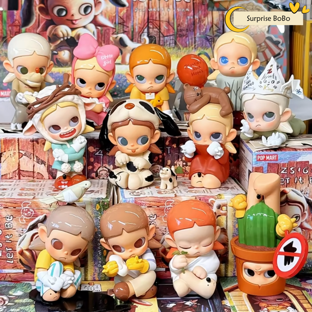 POP MART Zsiga Let It Be Series Blind Box Confirmed Figure Hot 