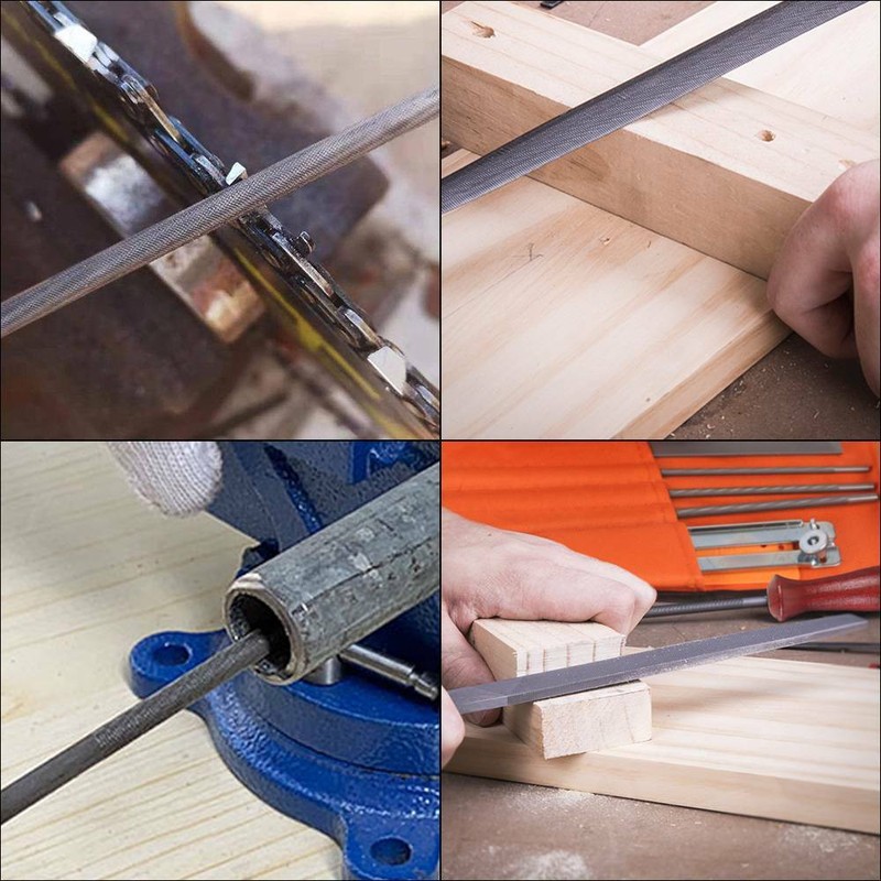 10x Chainsaw Sharpening File Stihl Filing Kit Chain Sharpen Saw Files Tool UK eBay