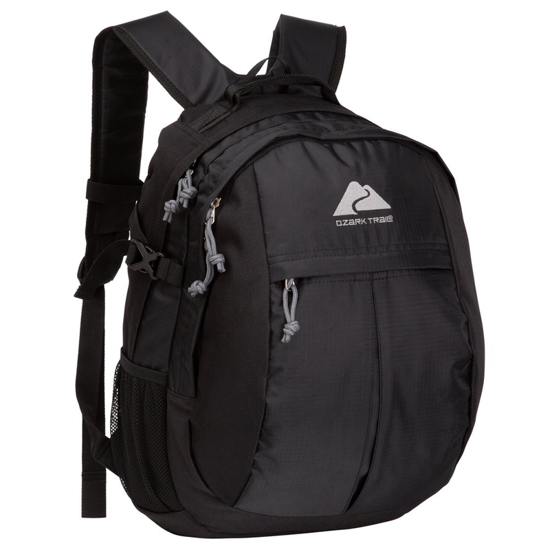 Ozark Trail Hiker Backpack 25 Liter Black Unisex