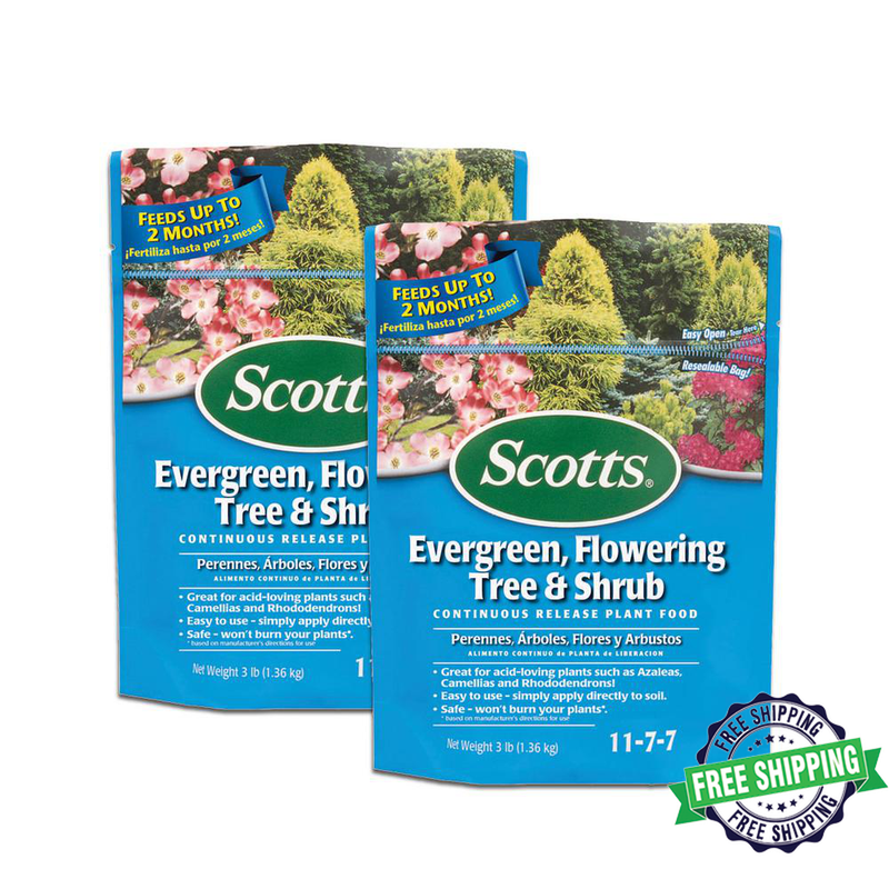 Scotts Evergreen Flowering Tree And Shrub Fertilizer Evergreen Shrub Fertilizer