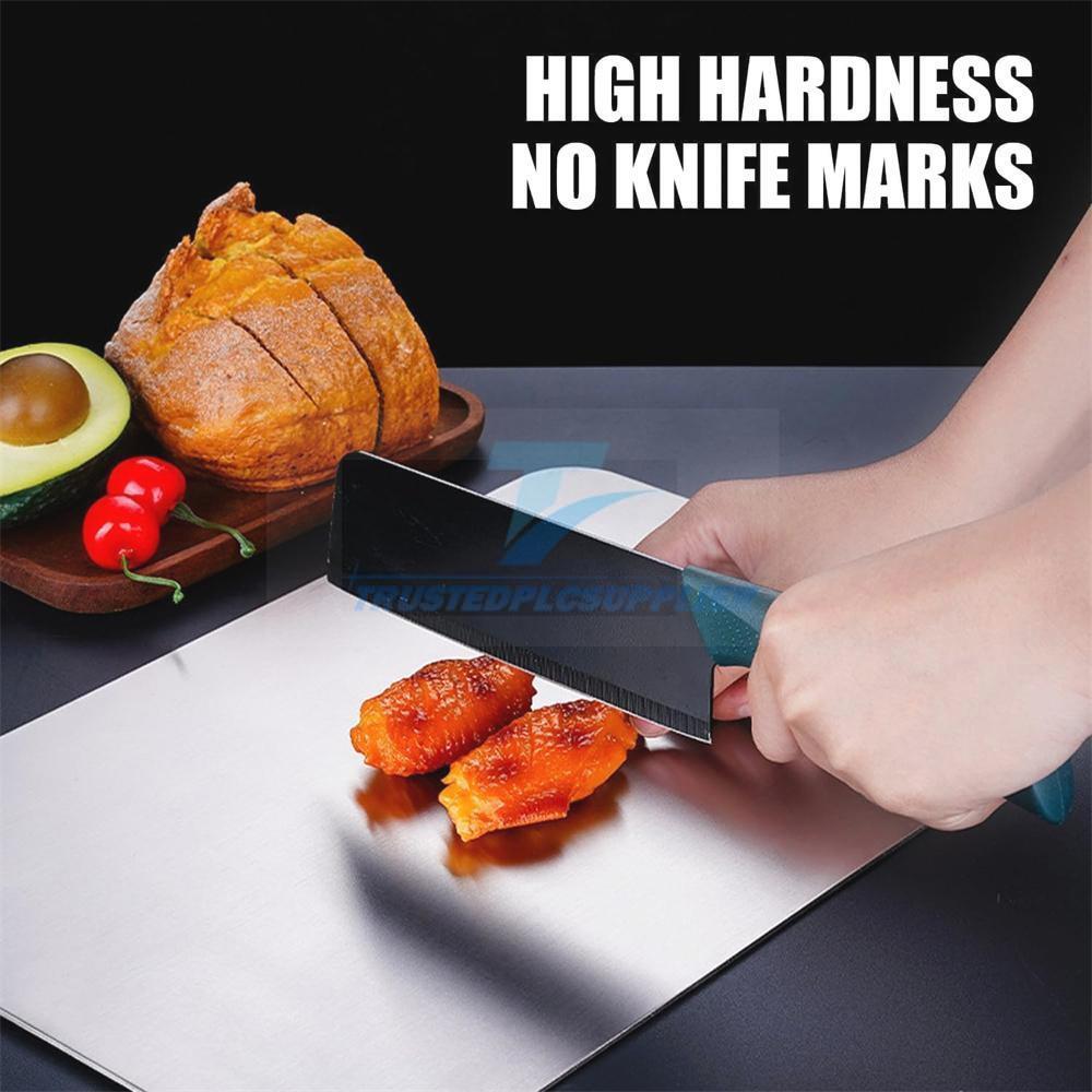 Titanium Cutting Board Double-Sided Titanium Cutting Boards for Kitchen Camping