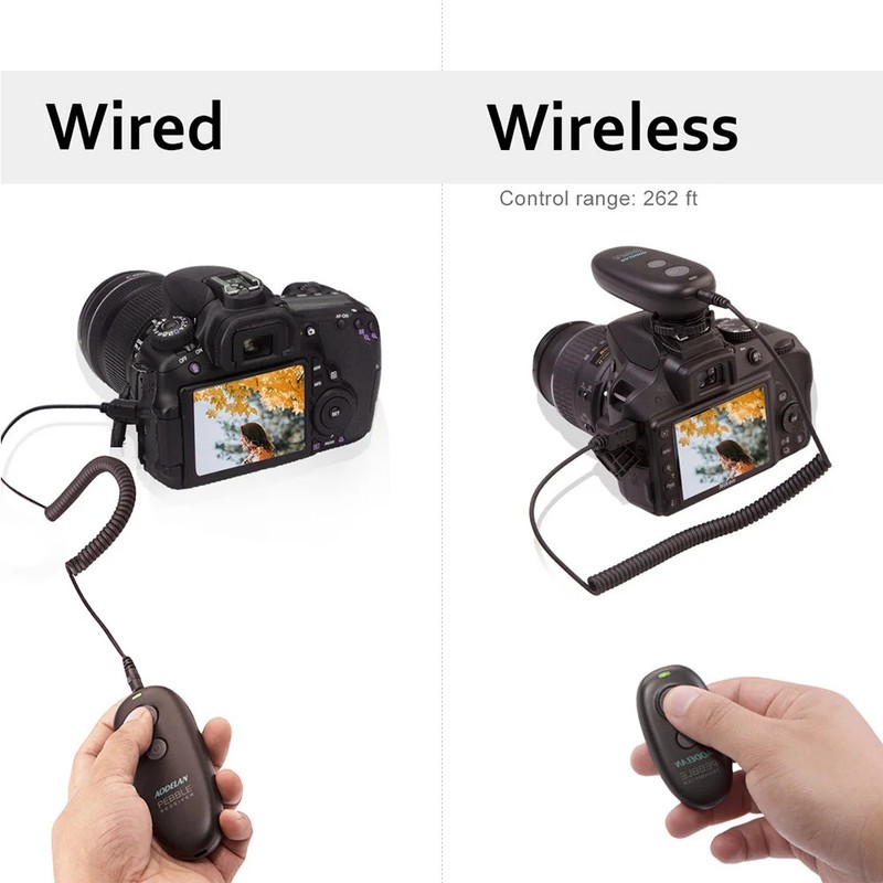 AODELAN Wireless Remote Control Shutter Release for Z50II D5 D4 D850 D700 D780