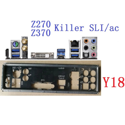 For ASRock Z270 Killer SLI/ac,Z370 Killer SLI I/O Shield BackPlate Blende Bracke