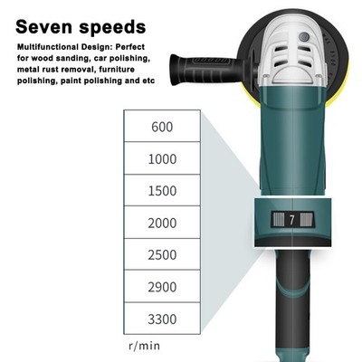 KKnoon 127V Electric Car Polisher Auto Waxing Polishing Machine Multifunctio SET