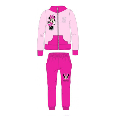 Minnie Mouse Mädchen Trainingsanzug Lang | Pink-Rosa | 92-128