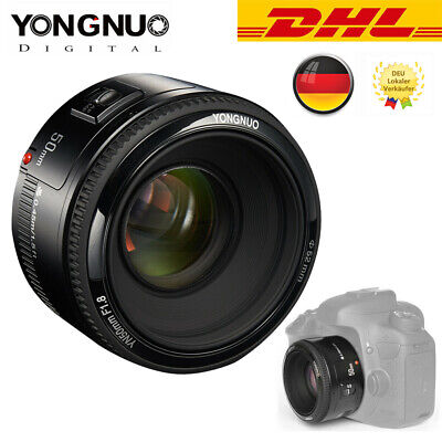 Yongnuo YN 50mm F/1.8 AF / MF Prime Objektiv Für Canon EF Mount EOS Kamera Z8B8