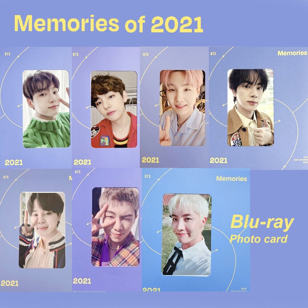 全新未開封　[Blu-ray] BTS Memories of 2021 BTS Memories of 2021 Blu-ray Photo card JUNGKOOK V JIMIN JIN