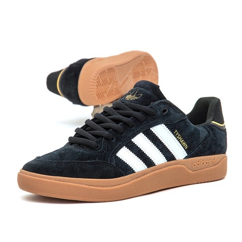 

Adidas Tyshawn Low Мужские кроссовки для скейтбординга Черные спортивные кроссовки # 280, Черный, adidas Tyshawn