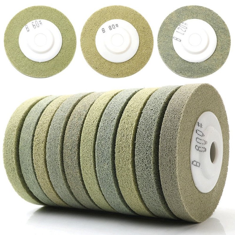 Nylon Fiber Polishing Wheel Stone Buffing Sanding Disc Scouring Grinding Pad