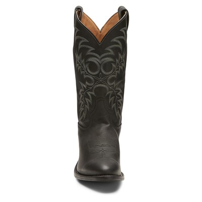 Pre-owned Tony Lama Segar 12" Round Toe Men's Boot In Black