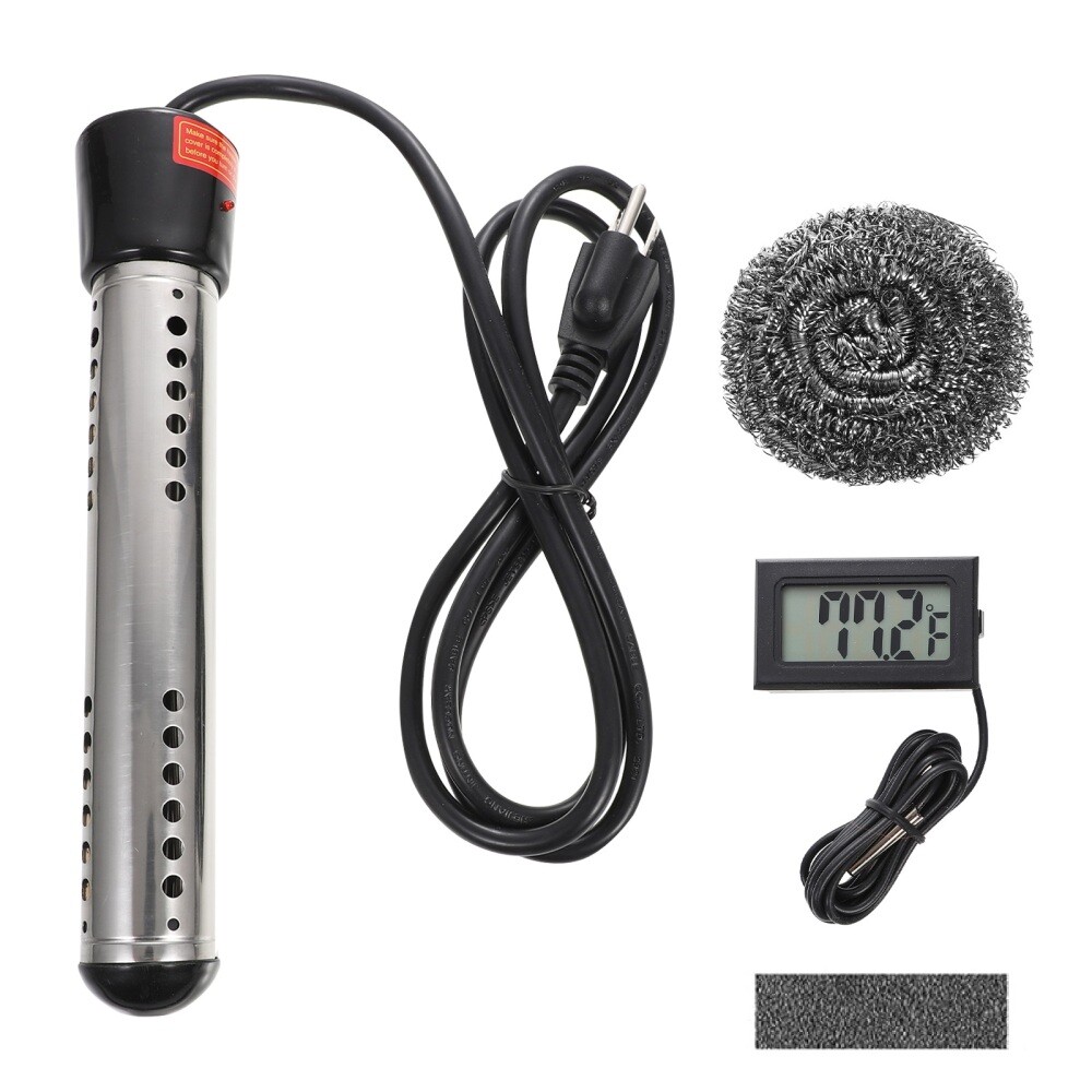 US Electric Pool Water Heater Portable Hot Bath Tub Warmer Heating Element 1500W