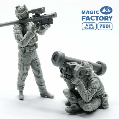 Magic Factory 1/35 US FIM-92 Stinger/FGM-148 Javelin Operators Set (Resin) 7501