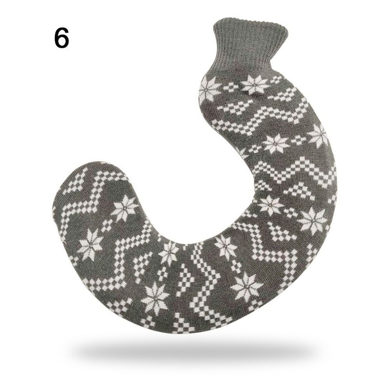 Warm Shoulder For Neck Knitted Cover Warming Products U Shaped Hot Water Bottle